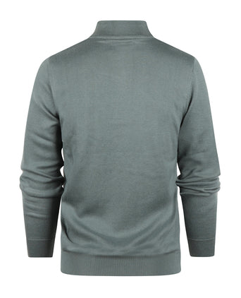 Barbour Cotton Half Zip Pullover | Grey