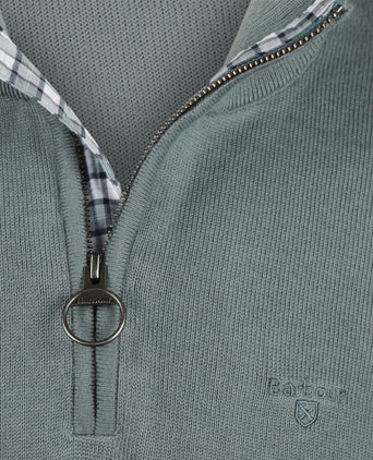 Barbour Cotton Half Zip Pullover | Grey