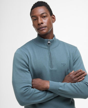 Barbour Cotton Half Zip Pullover | Grey