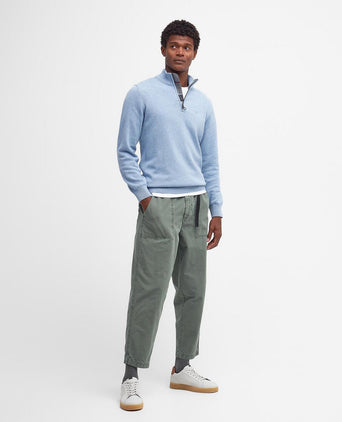 Barbour Cotton Half Zip Pullover | Blue