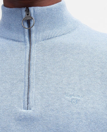 Barbour Cotton Half Zip Pullover | Blue