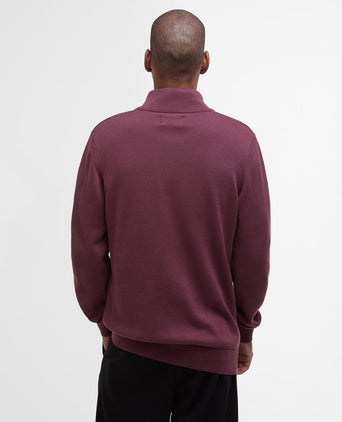 Barbour Cotton Half Zip Pullover | Red