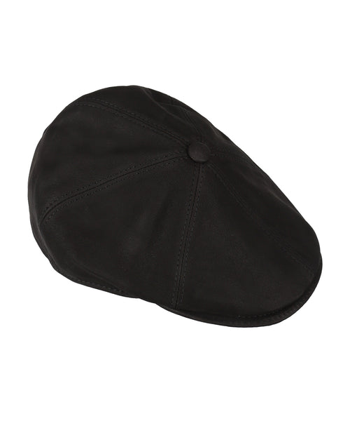 Cap Leather cap | Black