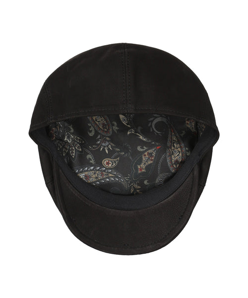 Cap Leather cap | Black