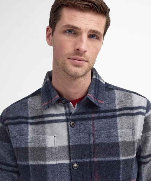 Barbour Chapter Tailored Check Overshirt | Blue