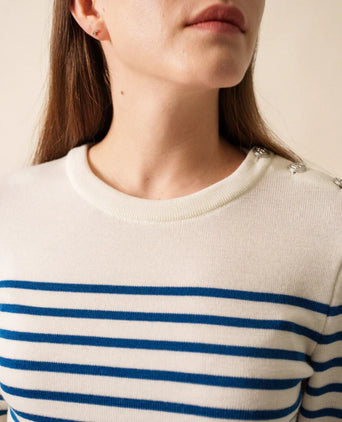 Saint James Pullover Maree IIR | White