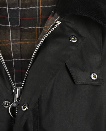 Ashby Wax Jacket | Black