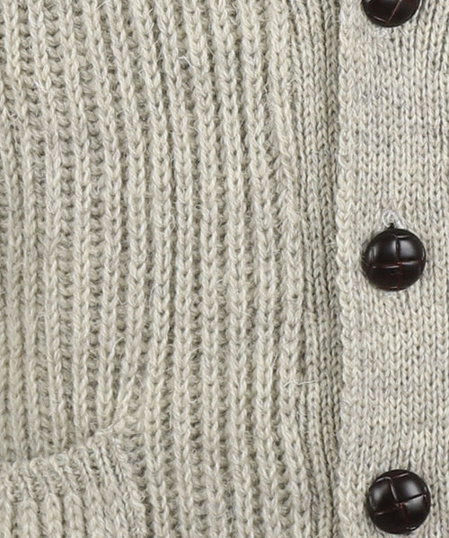 Swaledale Button Cardigan | Beige