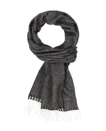 Scarf Wool 180x30 | Grey