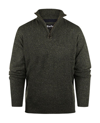 Tisbury High Zip Sweater | Green