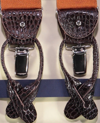 2-in-1 Braces with Clips and Straps | Brown