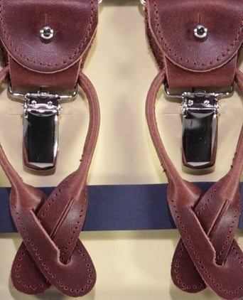 2-in-1 Braces with Clips and Straps | Red