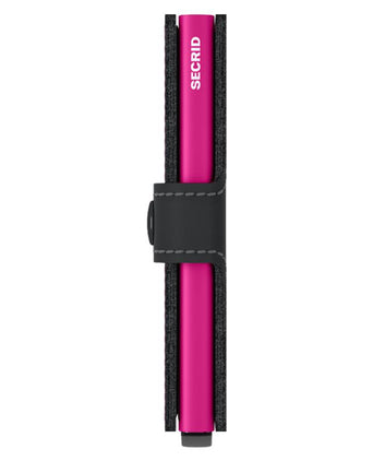 Secrid Miniwallet | Matte Black&Fuchsia