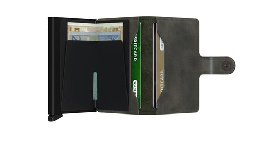 Secrid Miniwallet | Vintage Olive Black