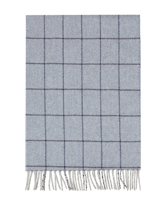 Sjaal Wol met Cashmere | Blauw