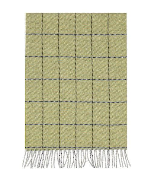 Sjaal Wol met Cashmere | Groen