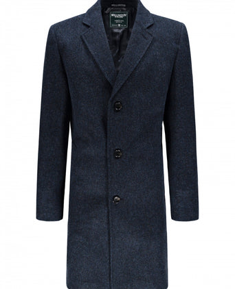 Lange jas howard | Denim Blauw