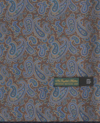 Scarf Silk and Cashmere | Brown