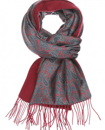 Scarf Silk and Cashmere | Red