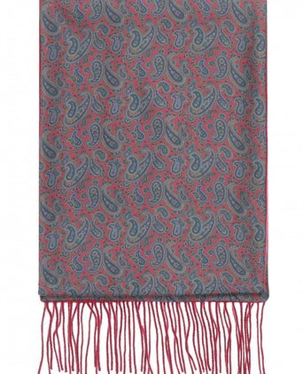 Scarf Silk and Cashmere | Red