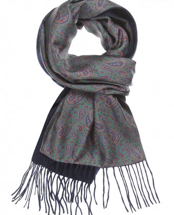 Scarf Silk and Cashmere | Green