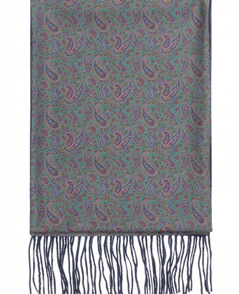Scarf Silk and Cashmere | Green
