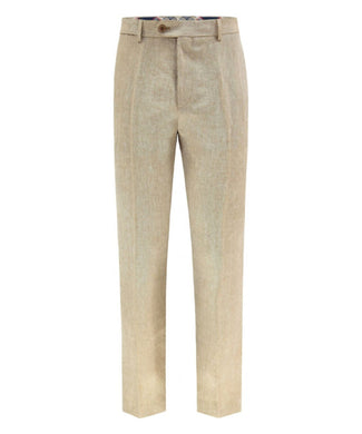 Linen Chino Kenny | Brown Linen Chino Kenny | Brown