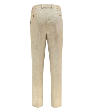 Linen Chino Kenny | Brown Linen Chino Kenny | Brown