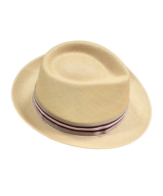 Trilby Panama Hoed | Bruin Trilby Panama Hoed | Bruin