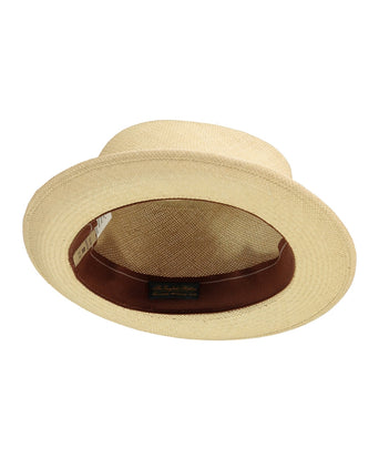 Trilby Panama Hoed | Bruin