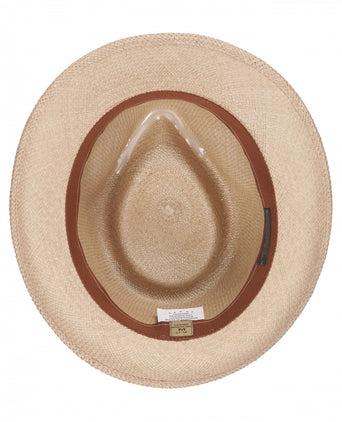 Trilby Panama Hoed | Bruin