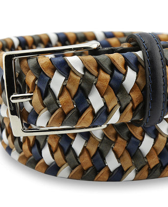 Elastic Leather Braided Belt | Design