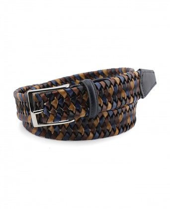 Elastic Leather Braided Belt | Design