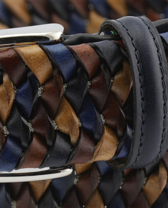 Elastic Leather Braided Belt | Design