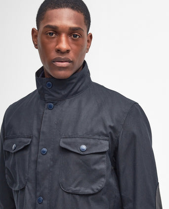 Barbour Wax jacket Ogston | Navy Blue
