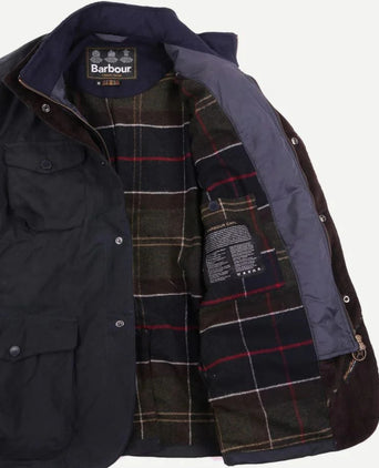 Barbour Wax jacket Ogston | Navy Blue