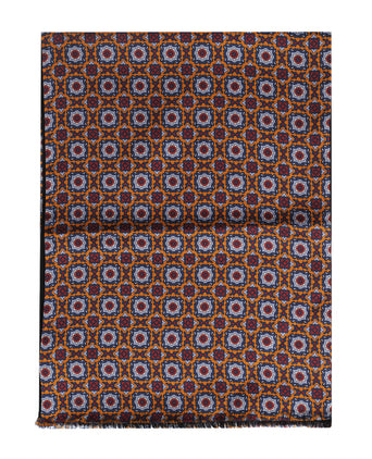 Scarf Silk and Wool | Blue