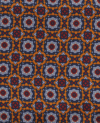 Scarf Silk and Wool | Blue