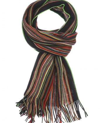 Scarf wool knitted 180x26 | Design