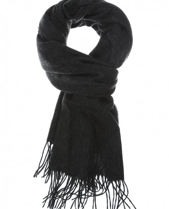 Scarf lambswool 190x48 | Anthracite Grey