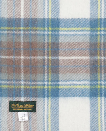 Scarf lambswool 190x48 | Blue