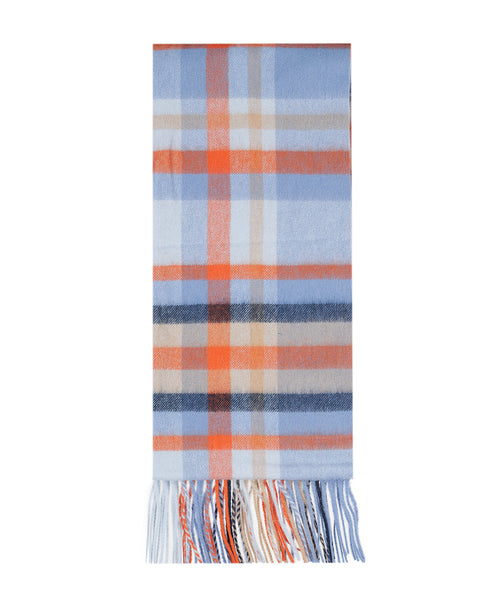 Scarf lambswool 190x48 | Blue