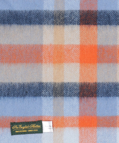 Scarf lambswool 190x48 | Blue