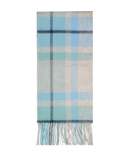 Scarf lambswool 190x48 | Blue