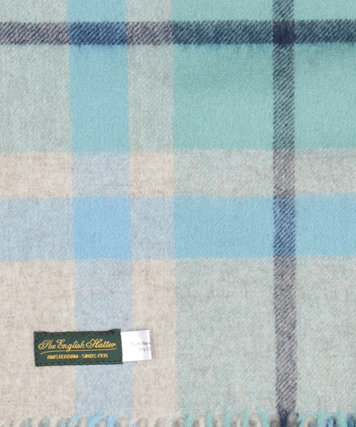 Scarf lambswool 190x48 | Blue