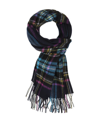 Scarf lambswool 190x48 | Blue