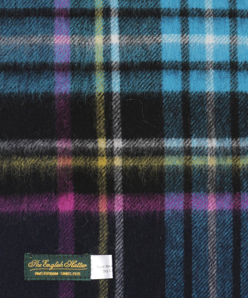 Scarf lambswool 190x48 | Blue