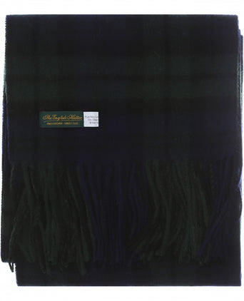 Sjaal lamswol 190x48 | Blackwatch