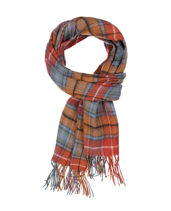 Scarf lambswool 190x48 | Brown