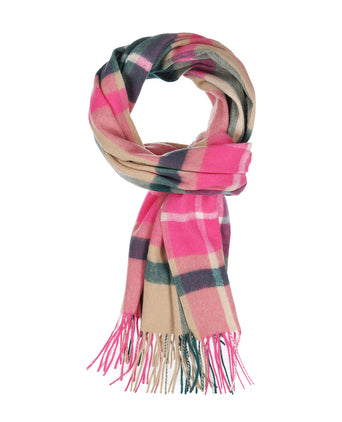 Lamb wool scarf 190x48 | Purple